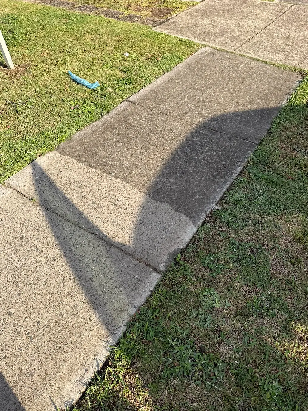 Footpath clean — the clean line says it all