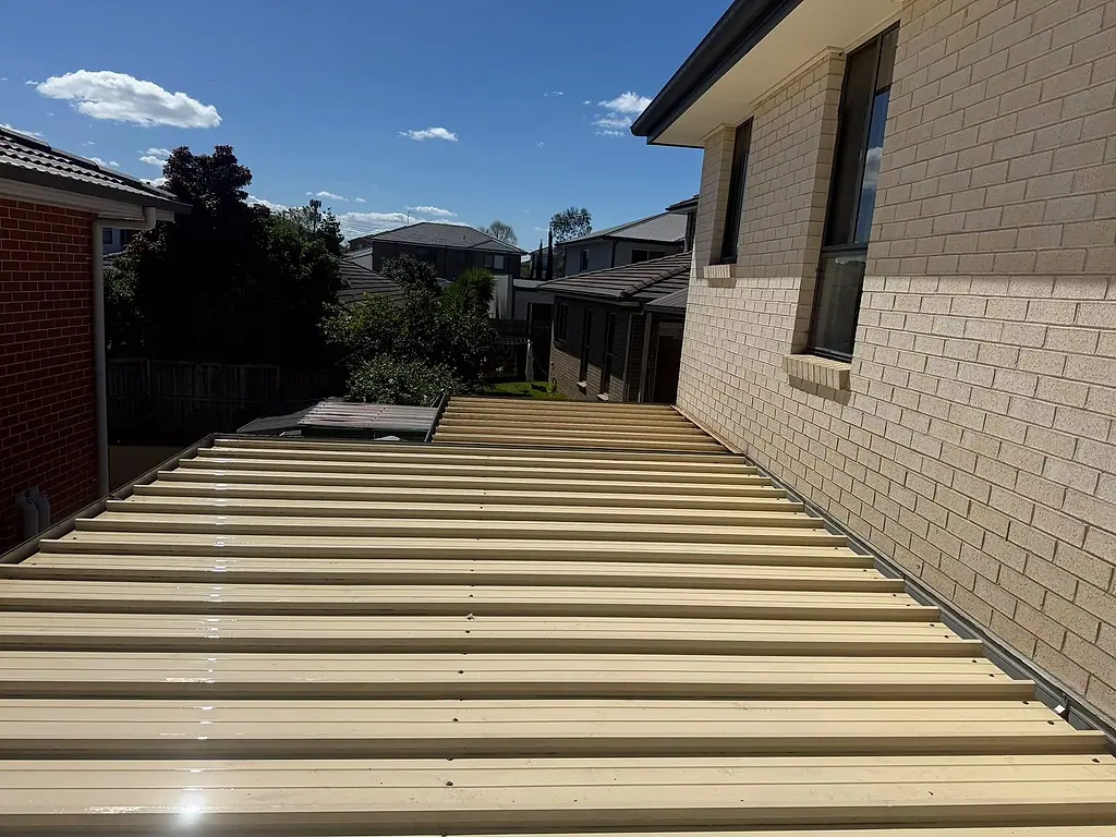 Metal roof clean